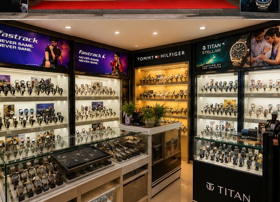 Titan and Fastrack displays